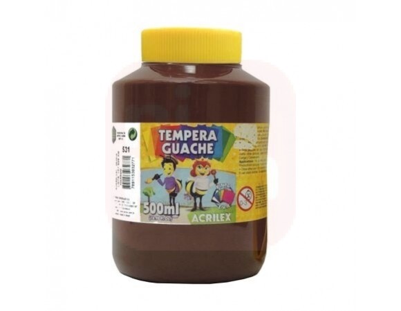 Tinta Guache 500ml Marrom - Acrilex