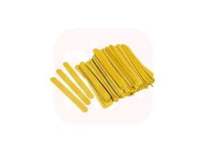 Palito de Sorvete C/100 - Amarelo