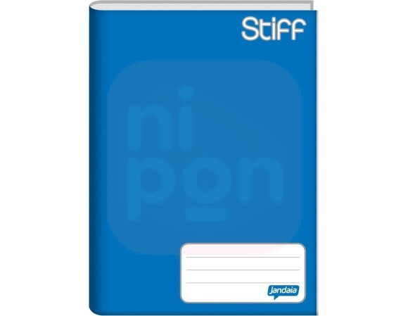 Caderno brochurão capa dura 48FLS AZUL STIFF