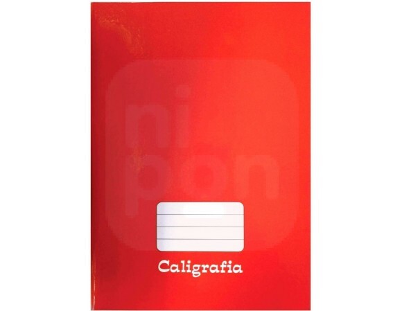 Caderno Caligrafia Vertical 48 Folhas Vermelho - Tamoio