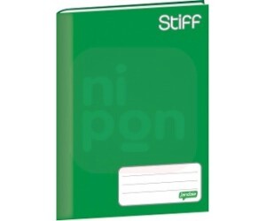 Caderno Brochura 1/4 Capa Dura 96Fls VERDE STIFF