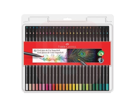 Lápis de Cor 50 Cores ECO SuperSoft - Faber-Castell