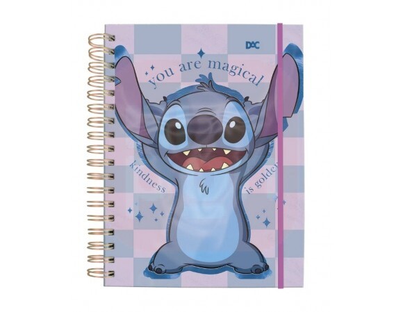 Caderno Universitario Smart Stitch Disney 80 Folhas Dac