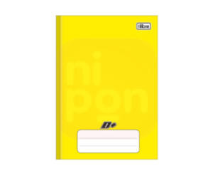 Caderno Capa Dura 1/4 96 Folhas Amarelo Tilibra