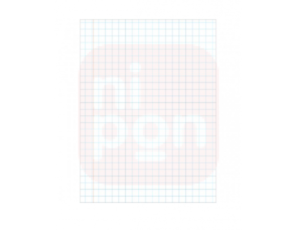 Papel Almaço Quadriculado 1x1