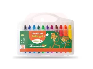 Giz De Cera Color Gel 12 Cores