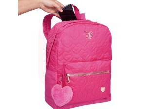 Mochila Grande Capricho Crush Rosa - Sestini
