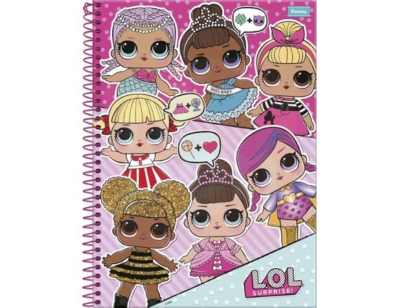 Caderno 1 Matérias LOL - Foroni